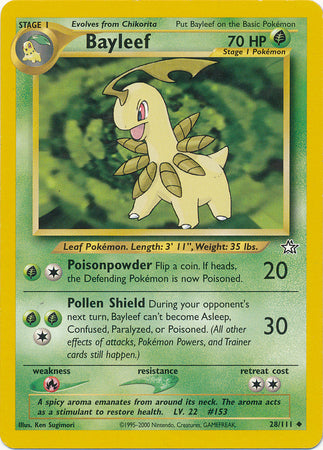 Bayleef (28/111) [Neo Genesis Unlimited] | Odin's Place