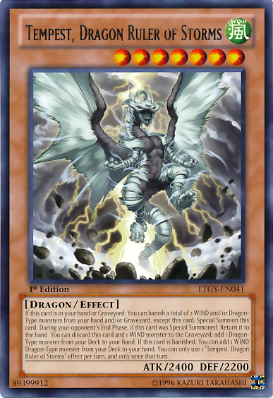 Tempest, Dragon Ruler of Storms [LTGY-EN041] Rare | Odin's Place