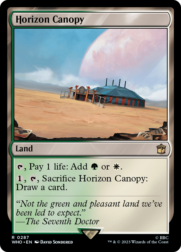 Horizon Canopy [Doctor Who] | Odin's Place