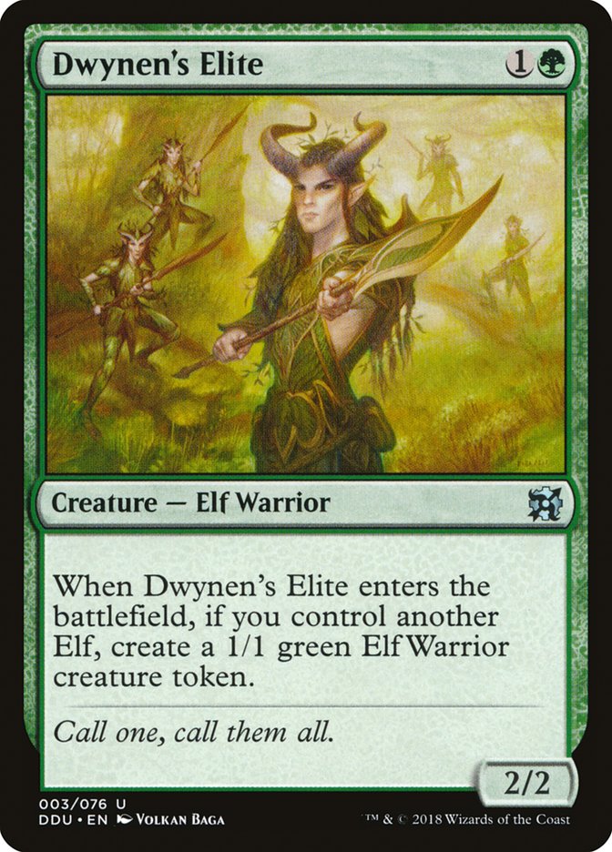 Dwynen's Elite (3) [Duel Decks: Elves vs. Inventors] | Odin's Place
