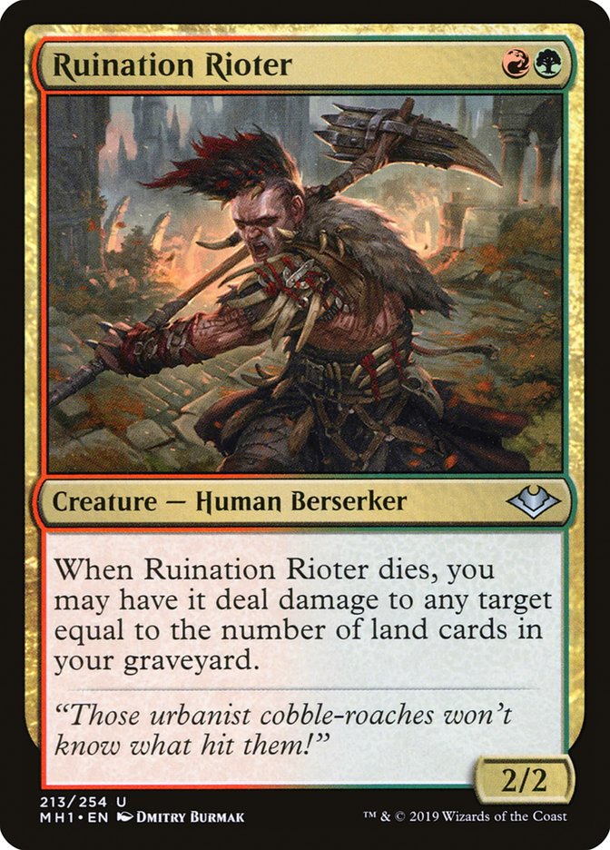 Ruination Rioter (213) [Modern Horizons] | Odin's Place