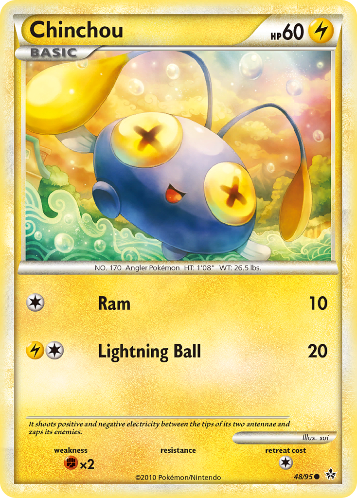 Chinchou (48/95) [HeartGold & SoulSilver: Unleashed] | Odin's Place