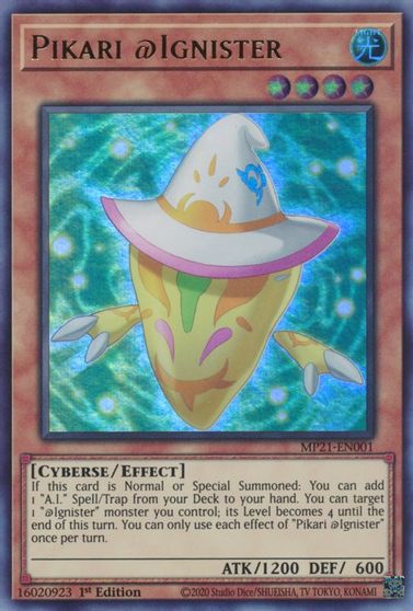 Pikari @Ignister [MP21-EN001] Ultra Rare | Odin's Place