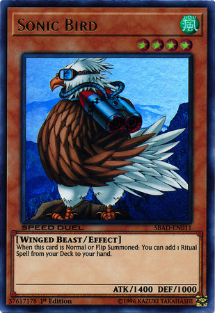 Sonic Bird [SBAD-EN011] Ultra Rare | Odin's Place