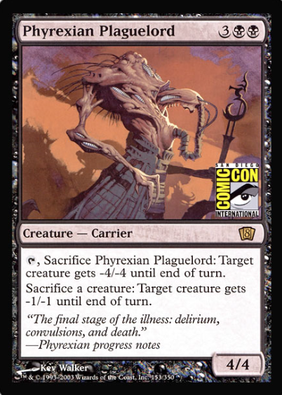 Phyrexian Plaguelord (San Diego Comic Con Oversized) [Oversize Cards] | Odin's Place