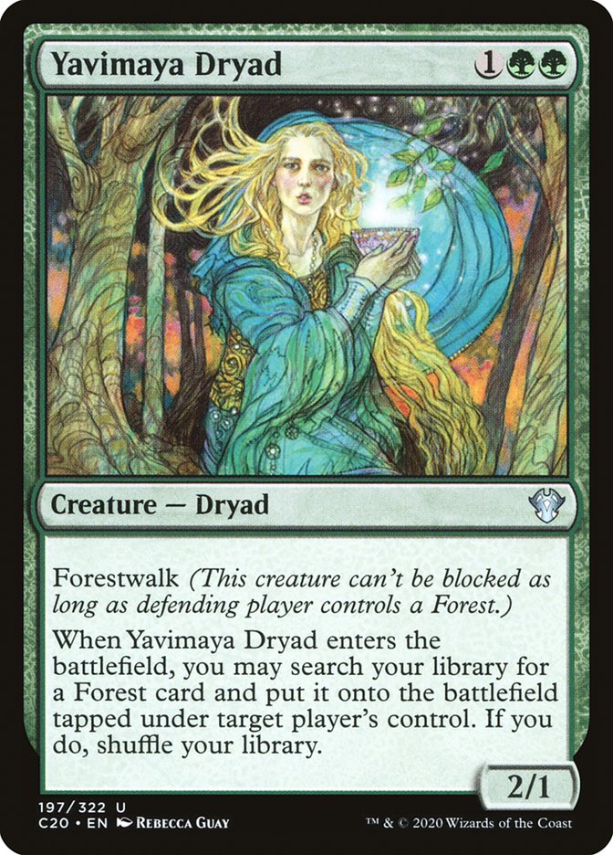 Yavimaya Dryad [Commander 2020] | Odin's Place