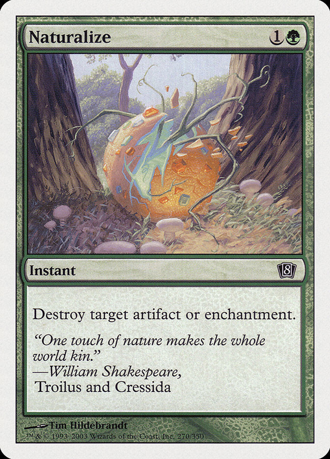 Naturalize (8th Edition) [Oversize Cards] | Odin's Place