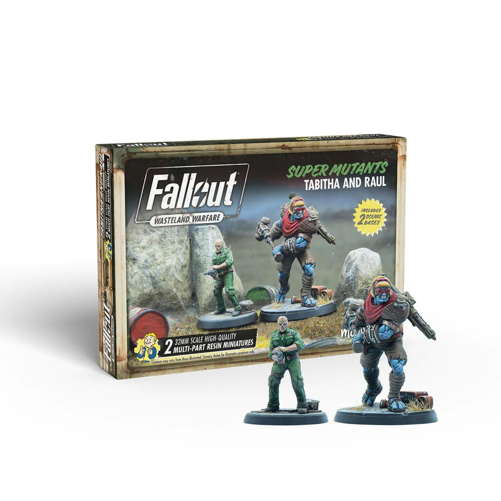 Fallout Wasteland Warfare: Super Mutants Tabitha and Raul | Odin's Place