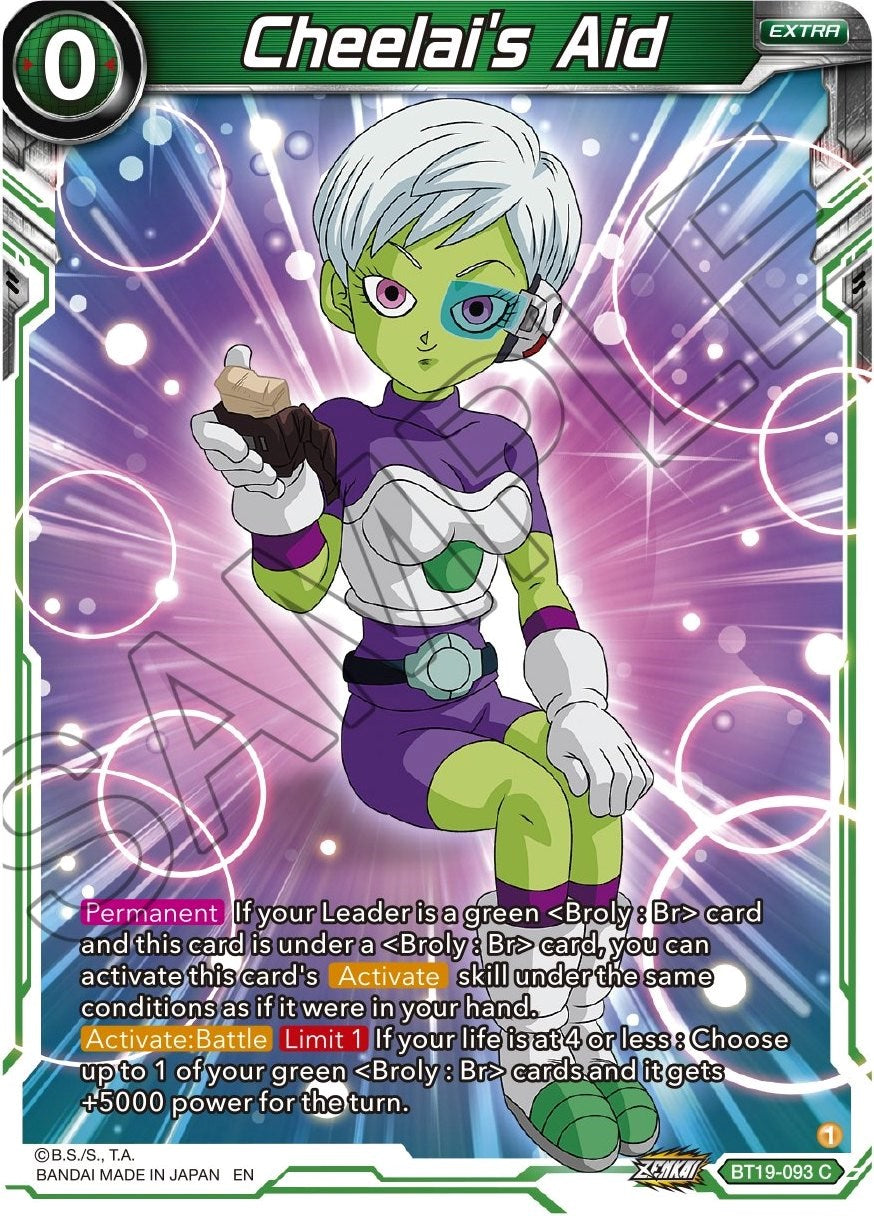 Cheelai's Aid (BT19-093) [Fighter's Ambition] | Odin's Place