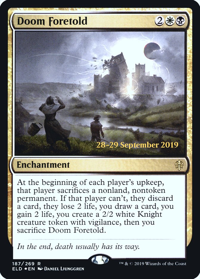 Doom Foretold [Throne of Eldraine Prerelease Promos] | Odin's Place