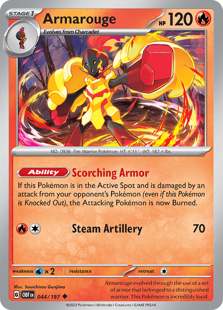 Armarouge (044/197) [Scarlet & Violet: Obsidian Flames] | Odin's Place