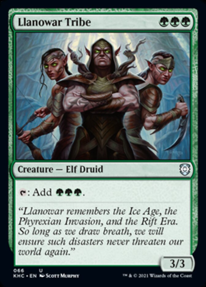 Llanowar Tribe [Kaldheim Commander] | Odin's Place