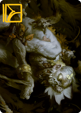 Nested Shambler Art Card (Gold-Stamped Signature) [Modern Horizons 2 Art Series] | Odin's Place
