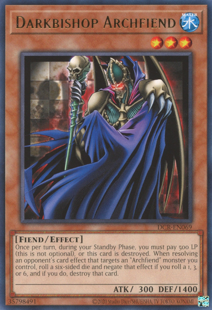 Darkbishop Archfiend [DCR-EN069] Rare | Odin's Place