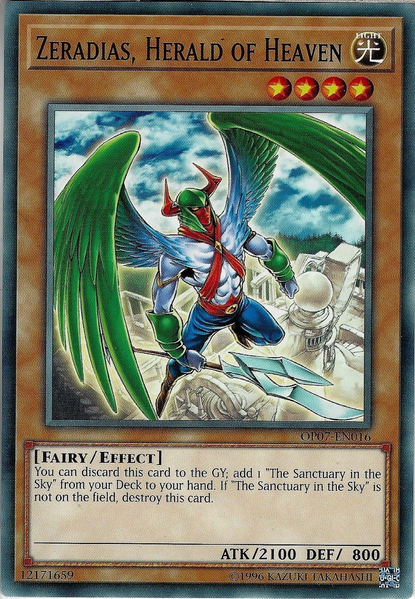 Zeradias, Herald of Heaven [OP07-EN016] Common | Odin's Place