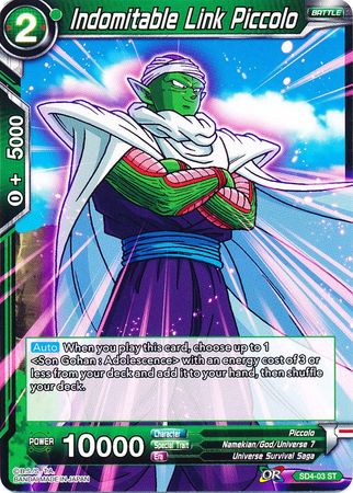 Indomitable Link Piccolo (Starter Deck - The Guardian of Namekians) (SD4-03) [Colossal Warfare] | Odin's Place