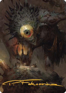 Nothic Art Card (Gold-Stamped Signature) [Commander Legends: Battle for Baldur's Gate Art Series] | Odin's Place