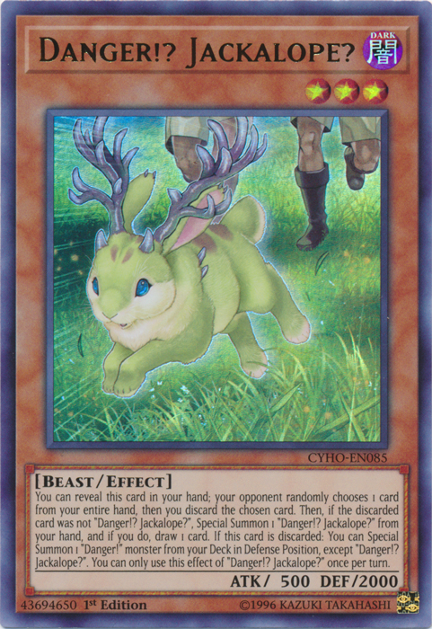 Danger!? Jackalope? [CYHO-EN085] Ultra Rare | Odin's Place
