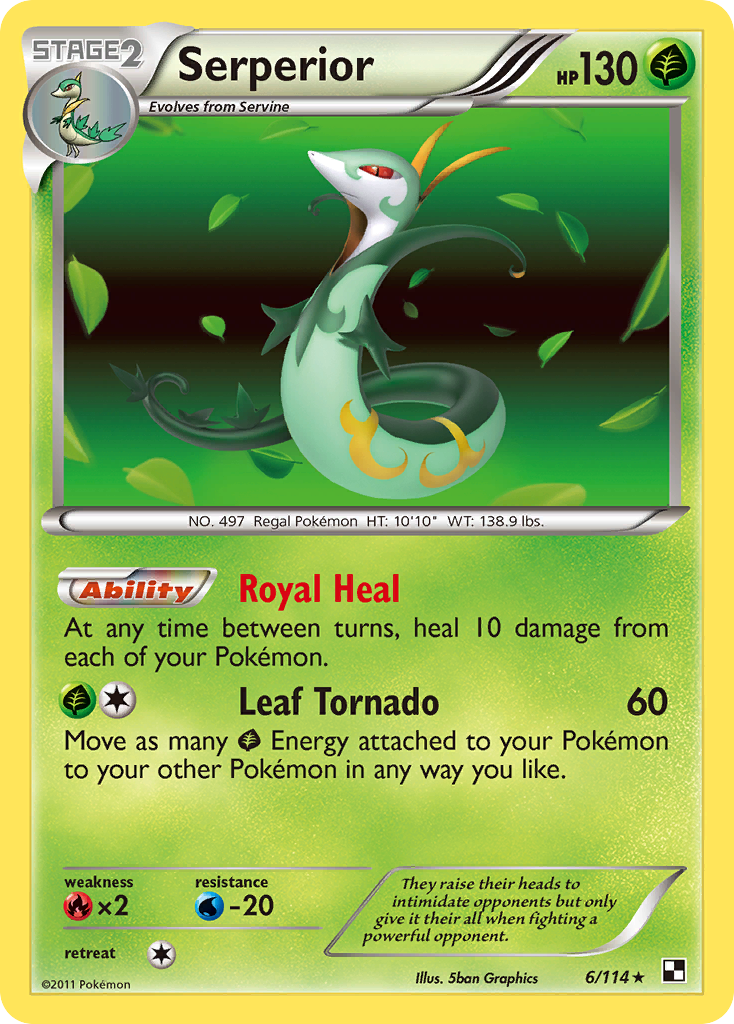 Serperior (6/114) [Black & White: Base Set] | Odin's Place