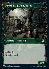 Burly Breaker // Dire-Strain Demolisher (Showcase Equinox) [Innistrad: Midnight Hunt] | Odin's Place
