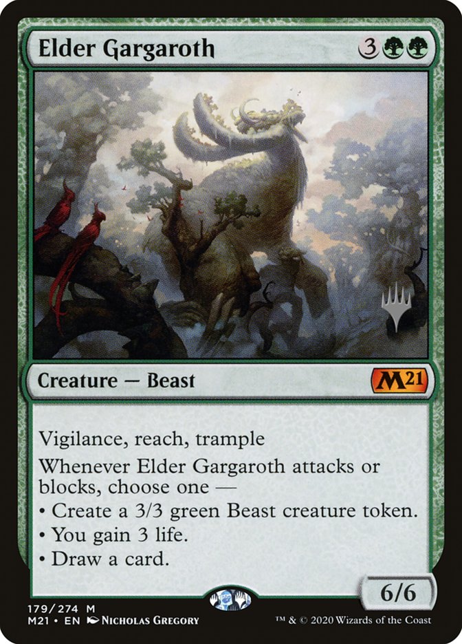Elder Gargaroth (Promo Pack) [Core Set 2021 Promos] | Odin's Place