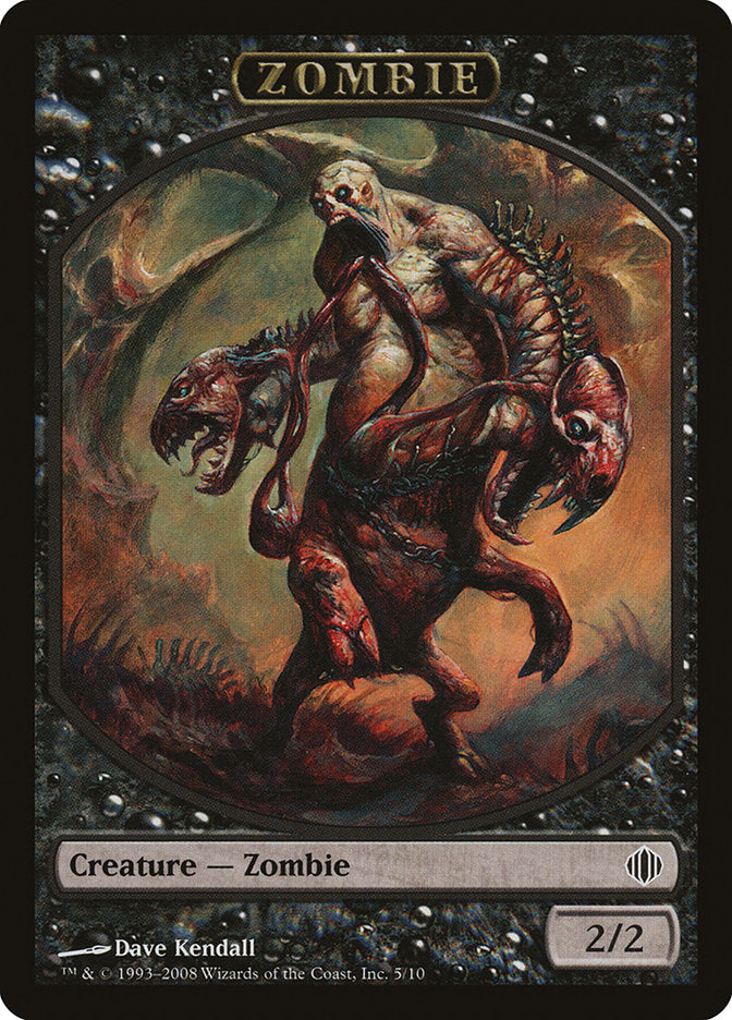 Zombie Token (5) [Shards of Alara Tokens] | Odin's Place