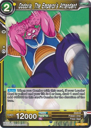 Dodoria, The Emperor's Attendant (BT1-100) [Galactic Battle] | Odin's Place
