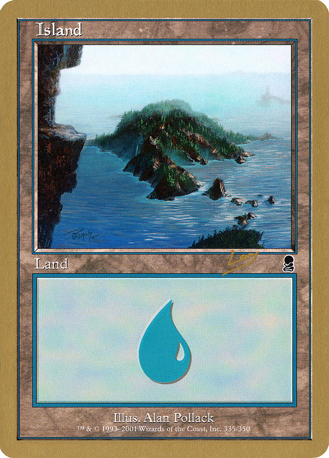 Island (rl335) (Raphael Levy) [World Championship Decks 2002] | Odin's Place