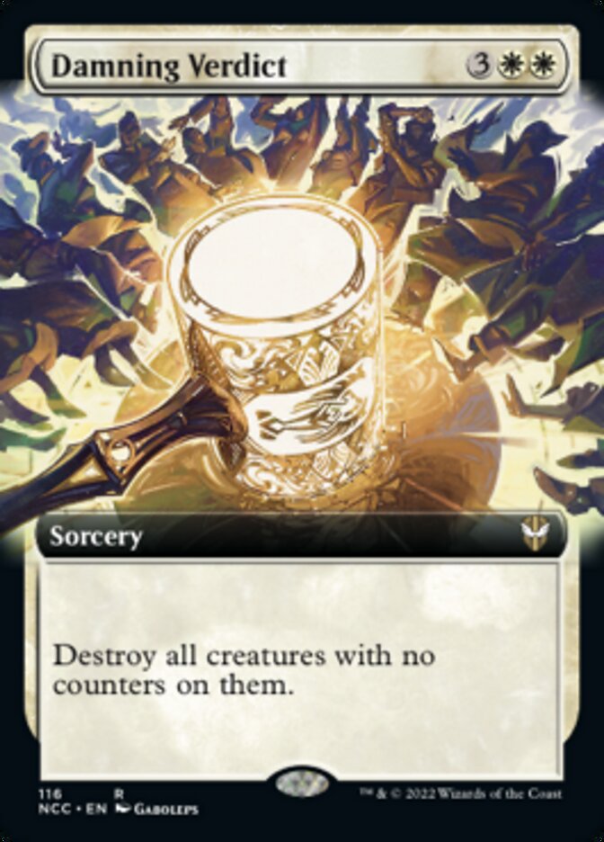 Damning Verdict (Extended Art) [Streets of New Capenna Commander] | Odin's Place