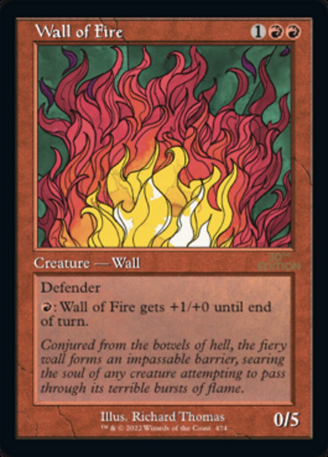 Wall of Fire (Retro) [30th Anniversary Edition] | Odin's Place