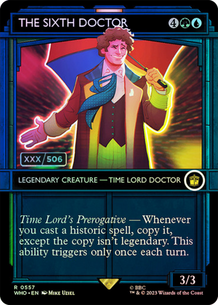 The Sixth Doctor (Serial Numbered) [Doctor Who] | Odin's Place
