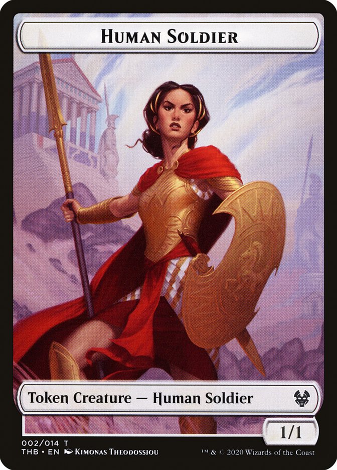 Human Soldier Token [Theros Beyond Death Tokens] | Odin's Place