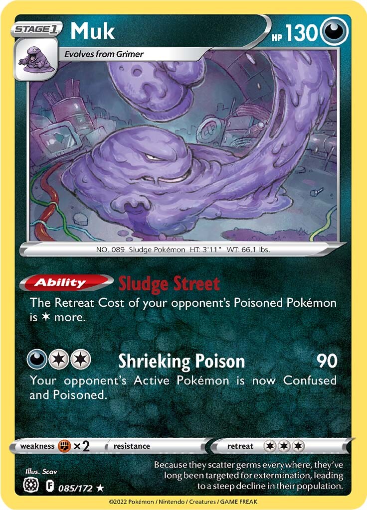 Muk (085/172) [Sword & Shield: Brilliant Stars] | Odin's Place