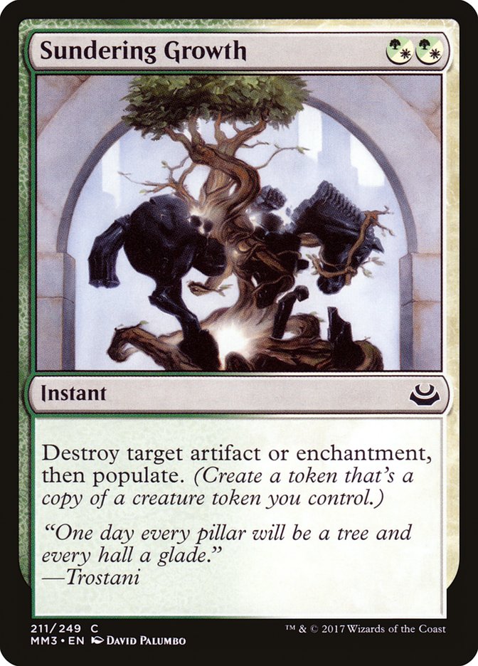 Sundering Growth (211) [Modern Masters 2017] | Odin's Place