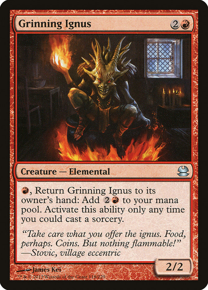 Grinning Ignus (118) [Modern Masters] | Odin's Place