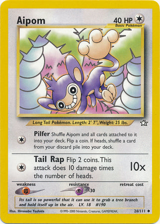 Aipom (26/111) [Neo Genesis Unlimited] | Odin's Place