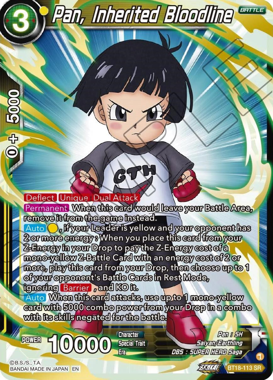 Pan, Inherited Bloodline (BT18-113) [Promotion Cards] | Odin's Place