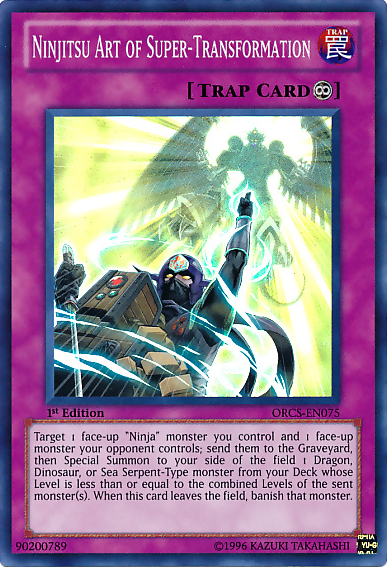 Ninjitsu Art of Super-Transformation [ORCS-EN075] Super Rare | Odin's Place