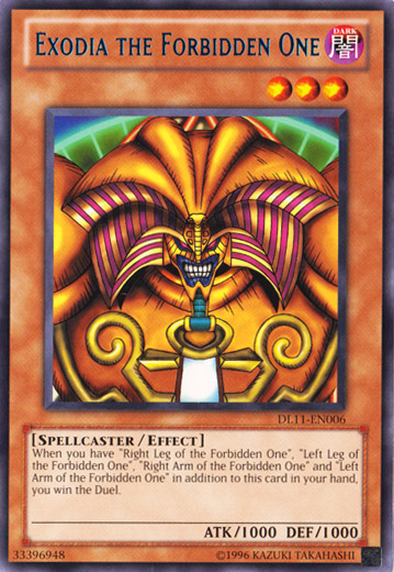 Exodia the Forbidden One (Blue) [DL11-EN006] Rare | Odin's Place
