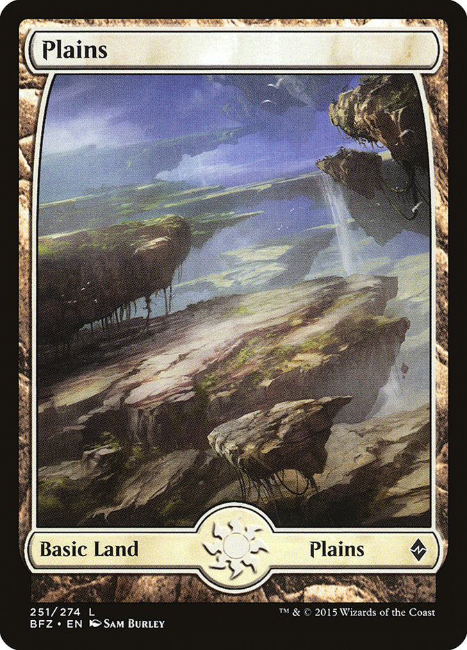 Plains (251) (Full Art) [Battle for Zendikar] | Odin's Place