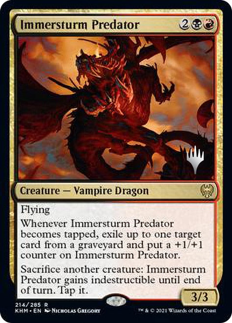 Immersturm Predator (Promo Pack) [Kaldheim Promos] | Odin's Place
