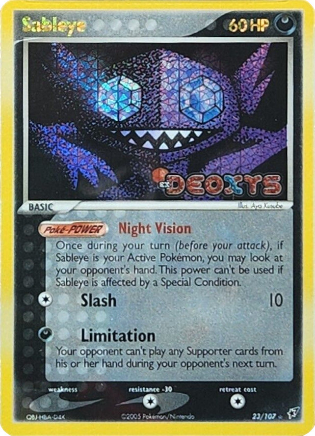 Sableye (23/107) (Stamped) [EX: Deoxys] | Odin's Place