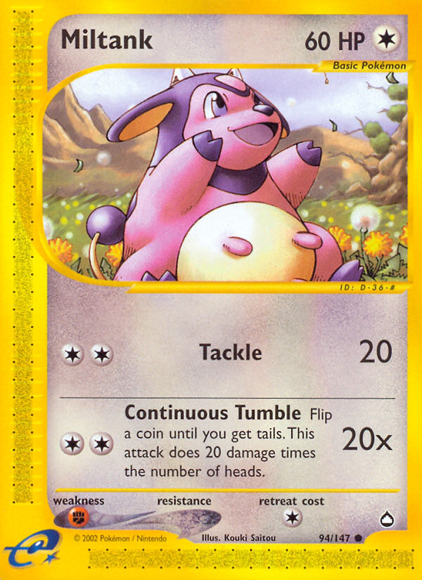 Miltank (94/147) [Aquapolis] | Odin's Place