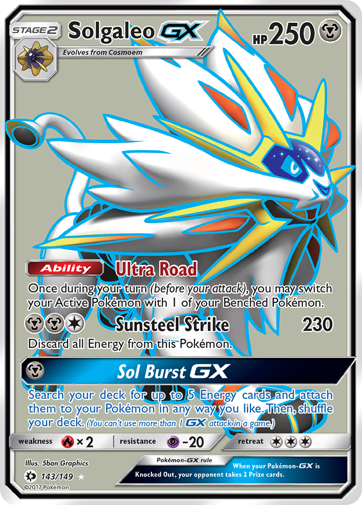 Solgaleo GX (143/149) [Sun & Moon: Base Set] | Odin's Place