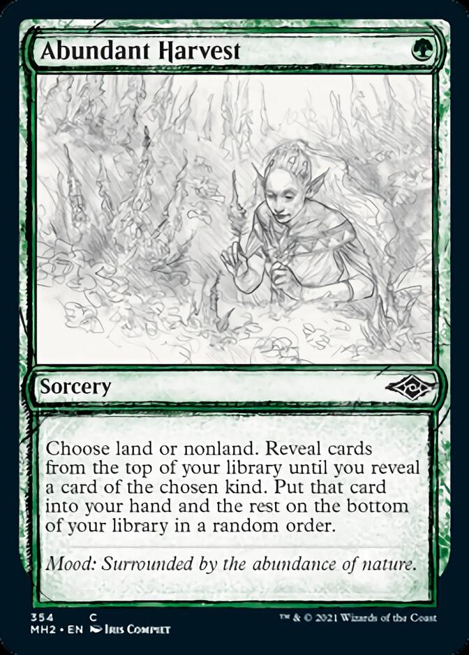 Abundant Harvest (Sketch) [Modern Horizons 2] | Odin's Place
