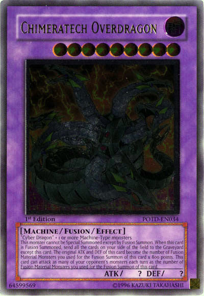Chimeratech Overdragon [POTD-EN034] Ultimate Rare | Odin's Place