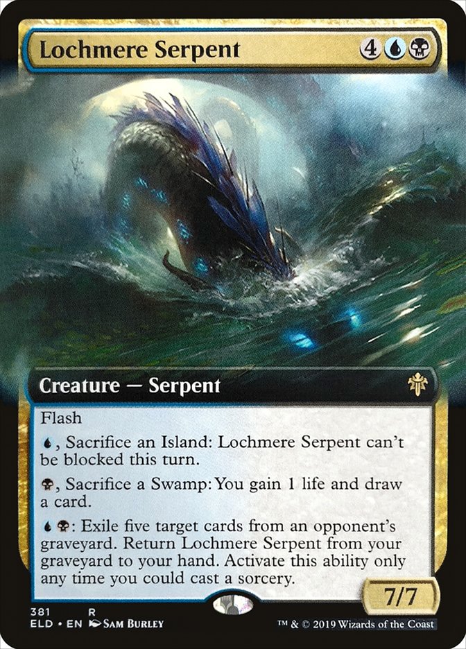 Lochmere Serpent (Extended Art) [Throne of Eldraine] | Odin's Place
