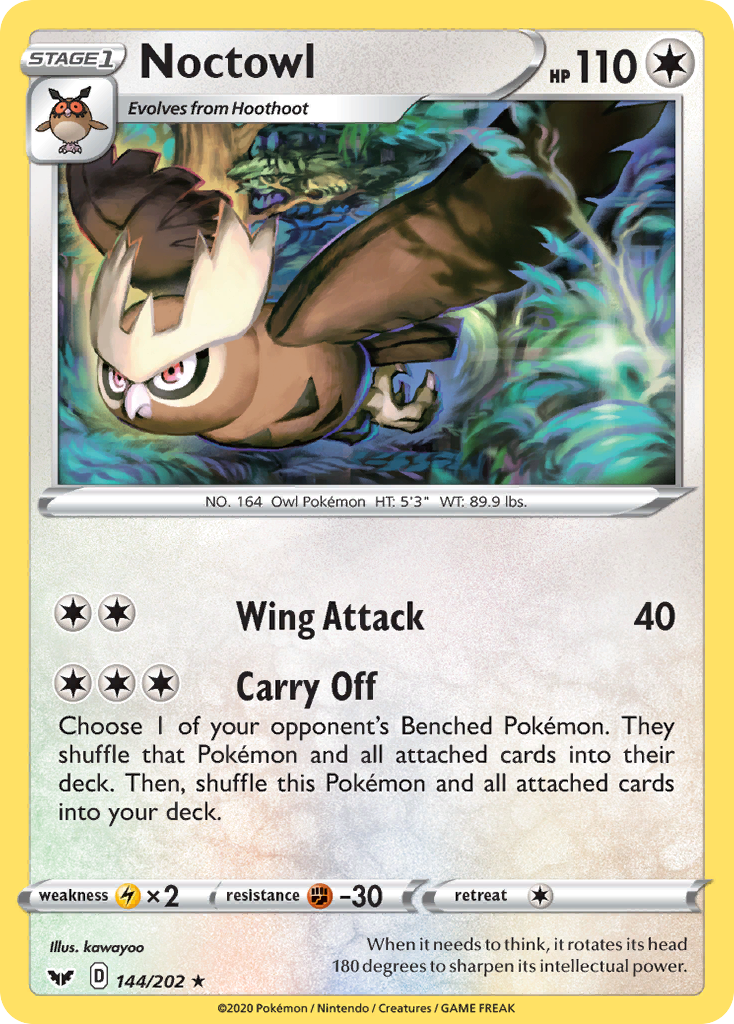 Noctowl (144/202) [Sword & Shield: Base Set] | Odin's Place