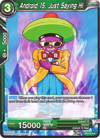 Android 15, Just Saying Hi (BT3-074) [Cross Worlds] | Odin's Place