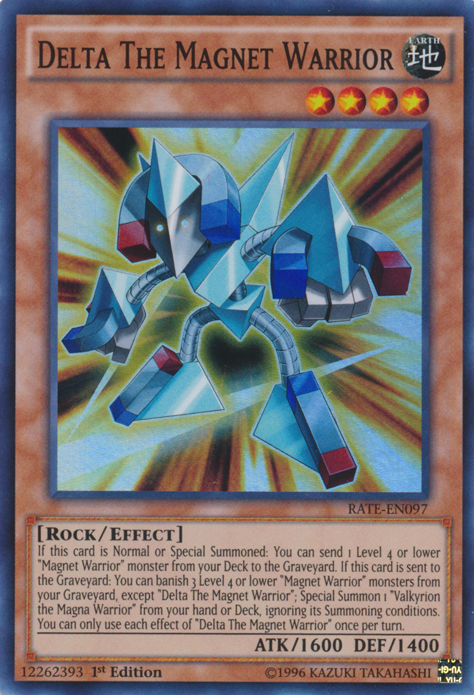 Delta The Magnet Warrior [RATE-EN097] Super Rare | Odin's Place